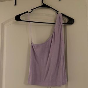 One shoulder crop top